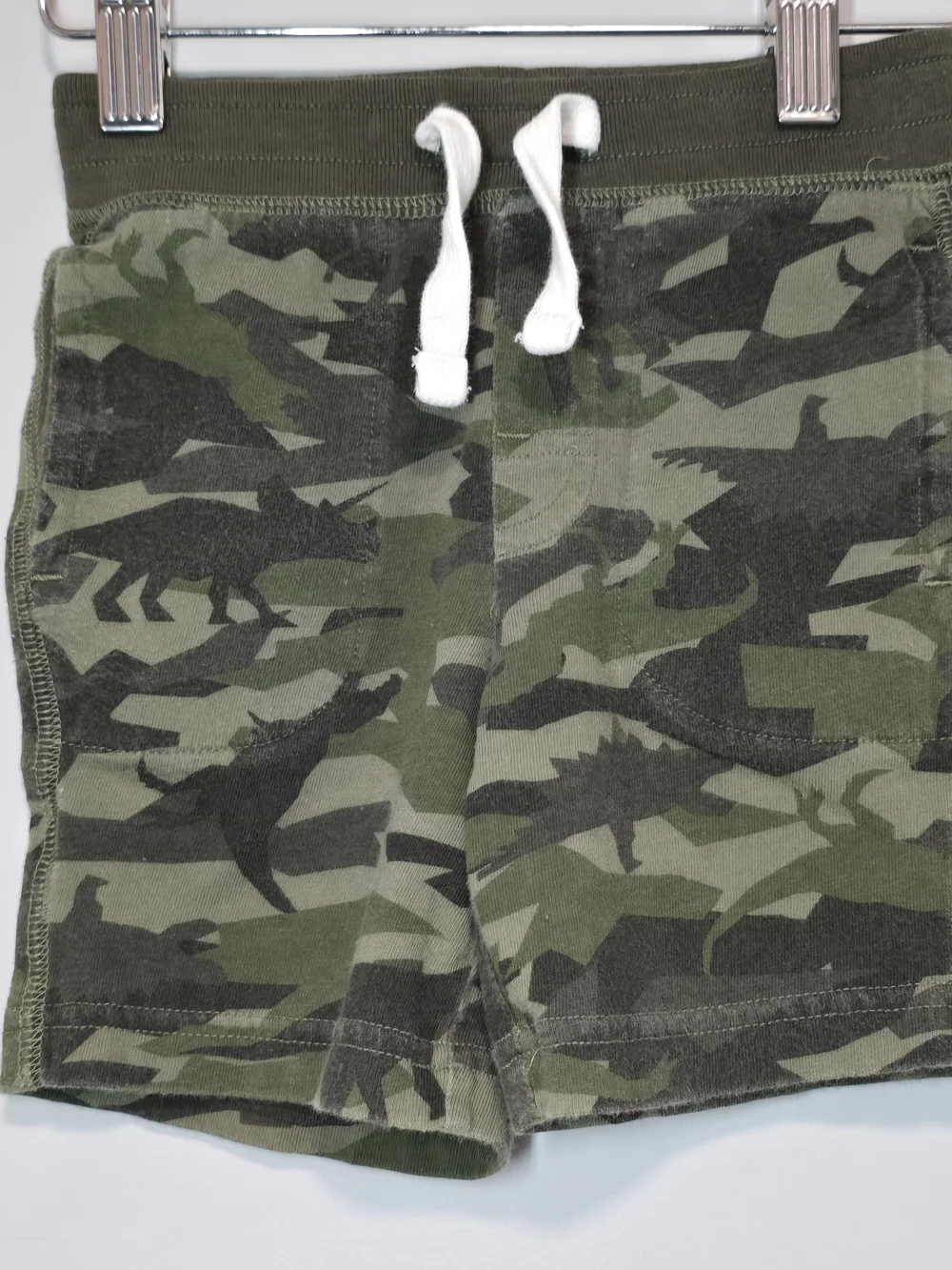 GAP Green Camo Drawstring Shorts